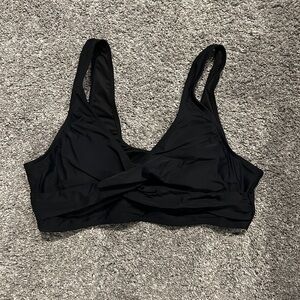 Black swim top